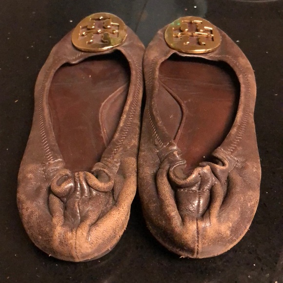 Tory Burch Brown Ballet flats - Picture 3 of 6